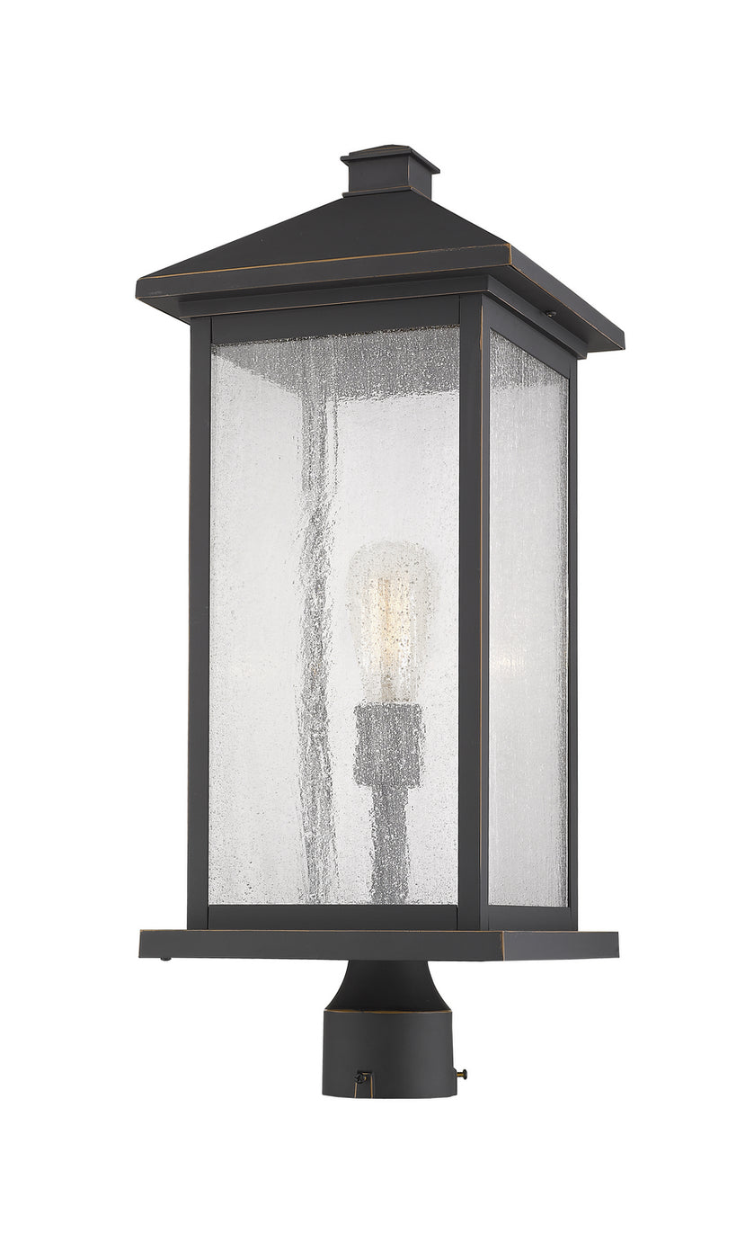 Z-Lite - 531PHBXLR-ORB - One Light Outdoor Post Mount Fixture - Portland - Oil Rubbed Bronze