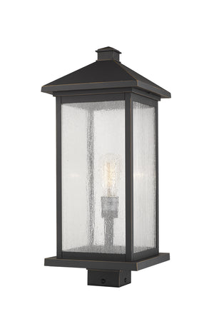 Z-Lite - 531PHBXLS-ORB - One Light Outdoor Post Mount Fixture - Portland - Oil Rubbed Bronze