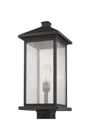 Z-Lite - 531PHBXLS-ORB - One Light Outdoor Post Mount Fixture - Portland - Oil Rubbed Bronze