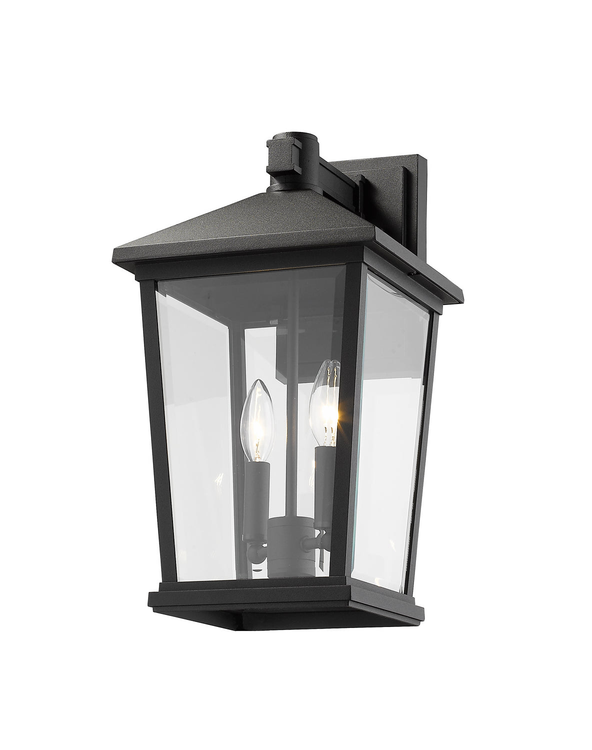 Z-Lite - 568B-BK - Two Light Outdoor Wall Mount - Beacon - Black