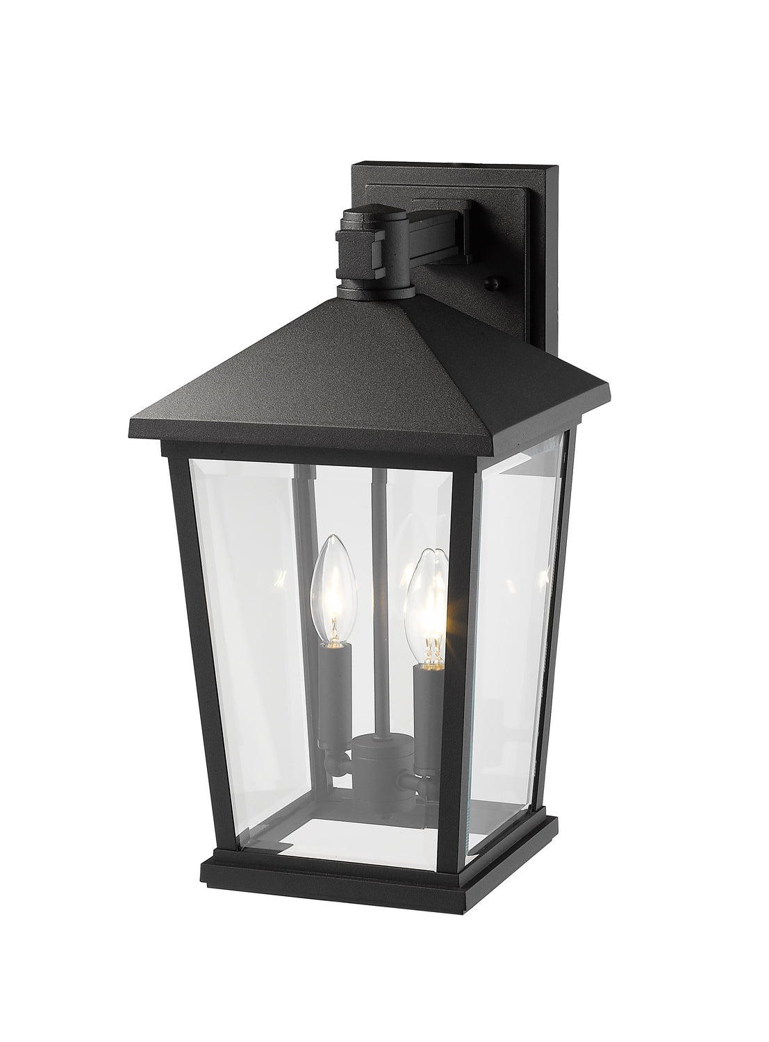 Z-Lite - 568B-BK - Two Light Outdoor Wall Sconce - Beacon - Black