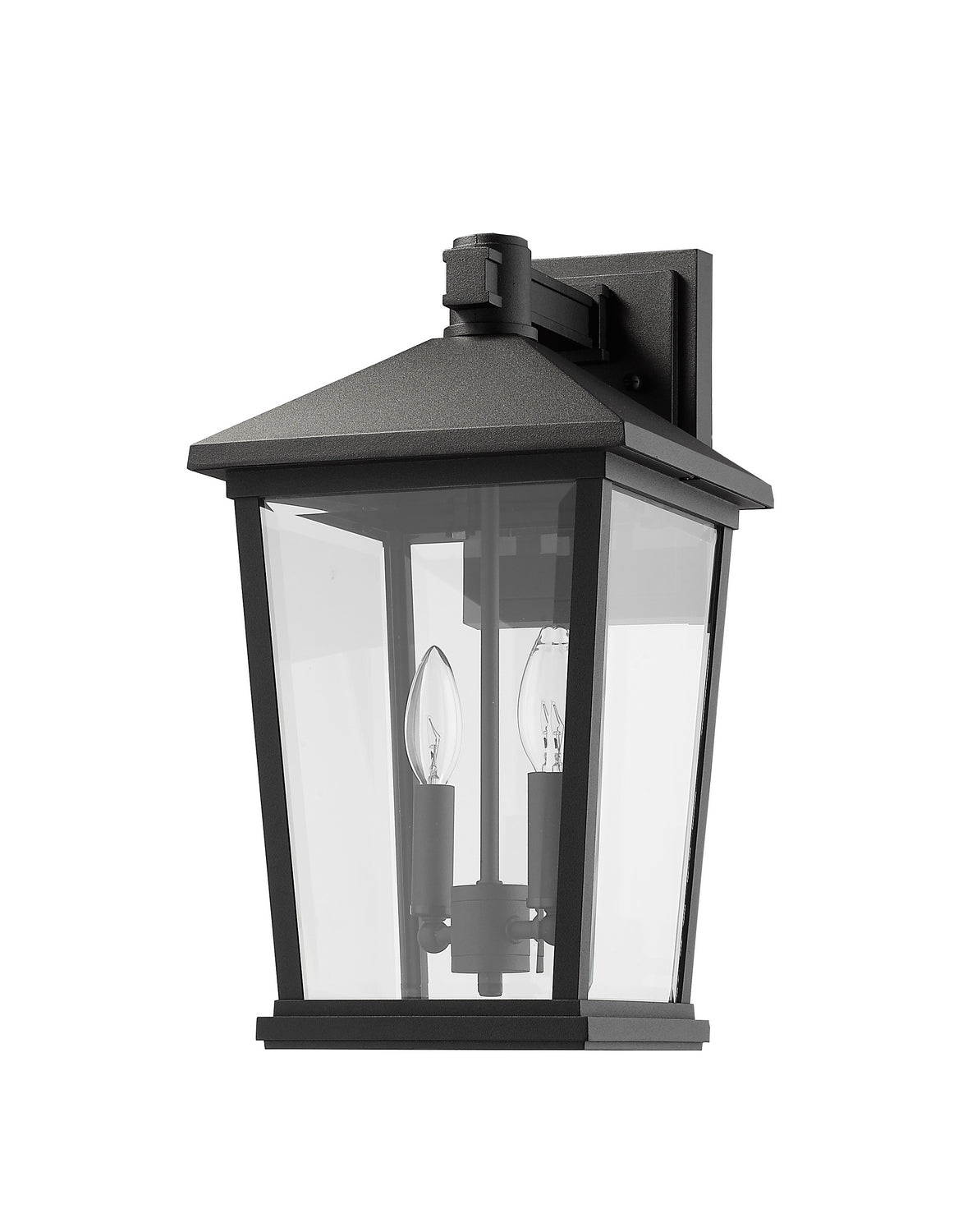 Z-Lite - 568B-BK - Two Light Outdoor Wall Sconce - Beacon - Black