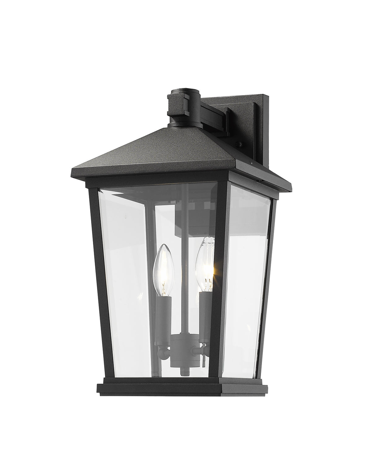 Z-Lite - 568B-BK - Two Light Outdoor Wall Sconce - Beacon - Black