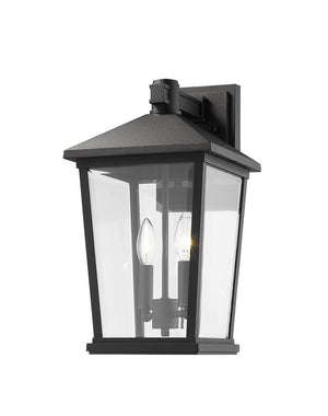Z-Lite - 568B-BK - Two Light Outdoor Wall Sconce - Beacon - Black