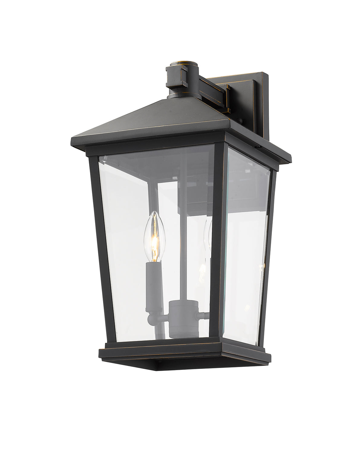 Z-Lite - 568B-ORB - Two Light Outdoor Wall Sconce - Beacon - Oil Rubbed Bronze