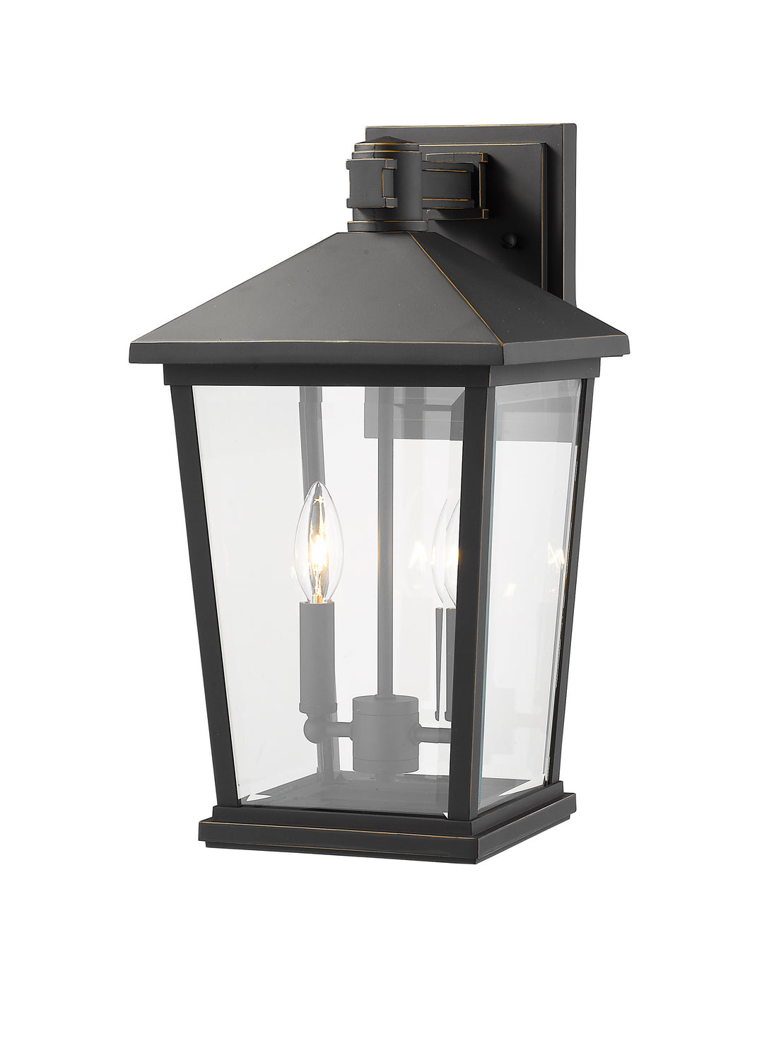 Z-Lite - 568B-ORB - Two Light Outdoor Wall Sconce - Beacon - Oil Rubbed Bronze