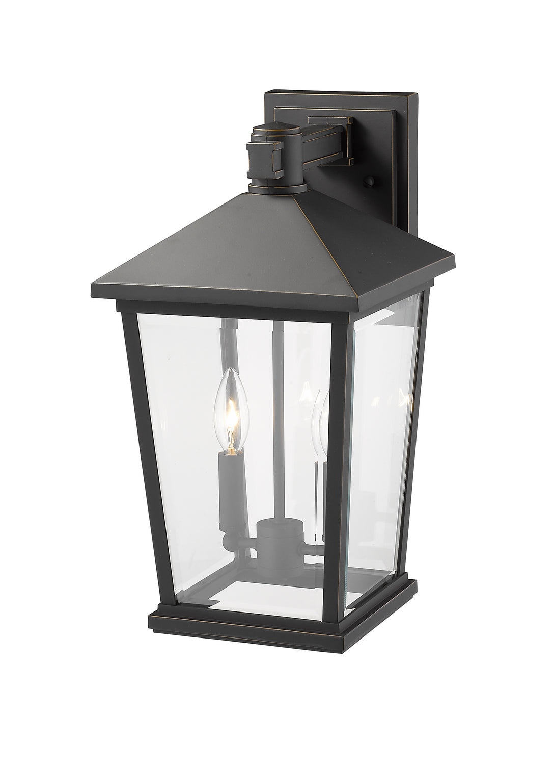 Z-Lite - 568B-ORB - Two Light Outdoor Wall Sconce - Beacon - Oil Rubbed Bronze