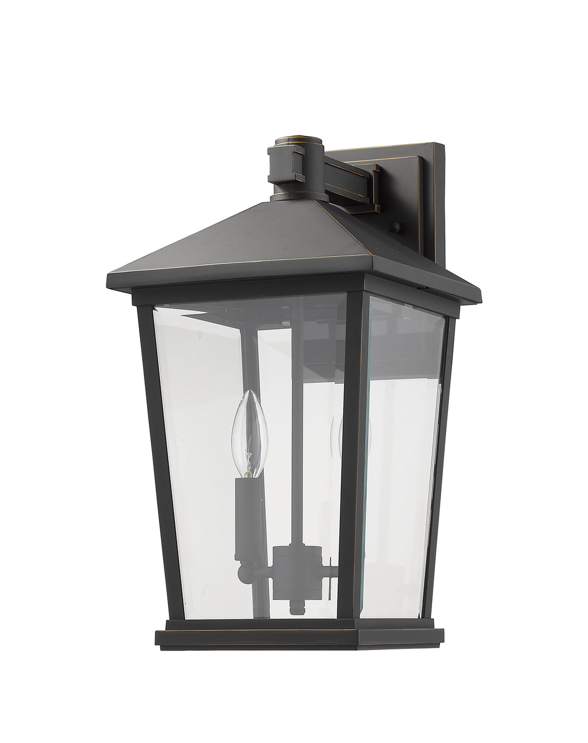 Z-Lite - 568B-ORB - Two Light Outdoor Wall Sconce - Beacon - Oil Rubbed Bronze