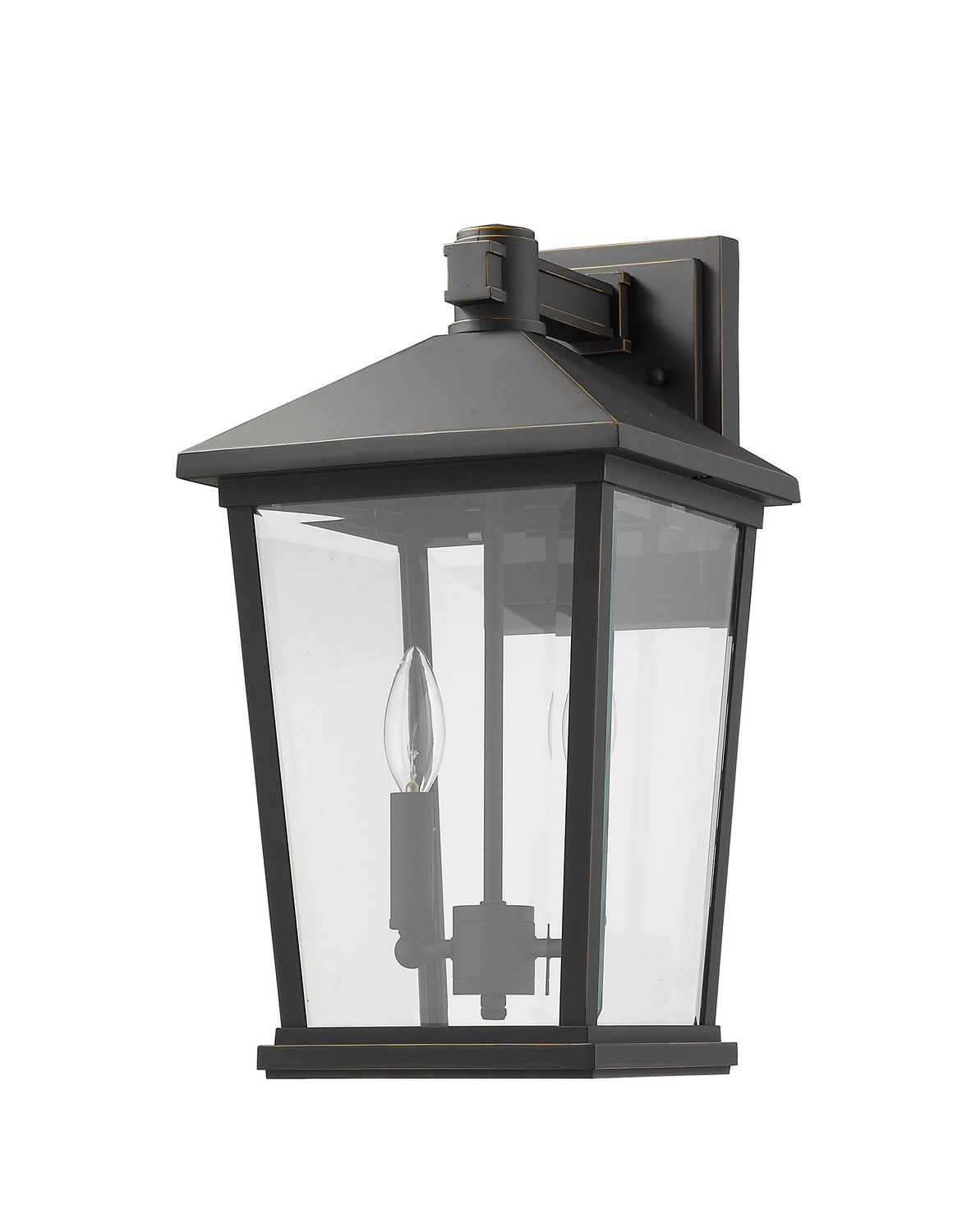 Z-Lite - 568B-ORB - Two Light Outdoor Wall Sconce - Beacon - Oil Rubbed Bronze