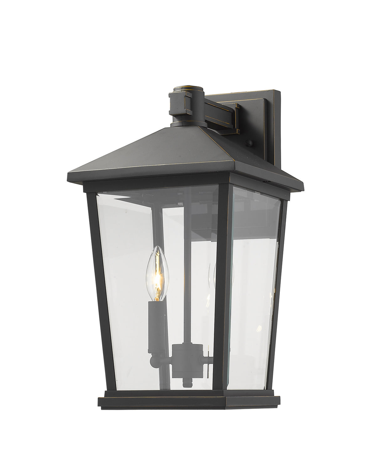 Z-Lite - 568B-ORB - Two Light Outdoor Wall Sconce - Beacon - Oil Rubbed Bronze