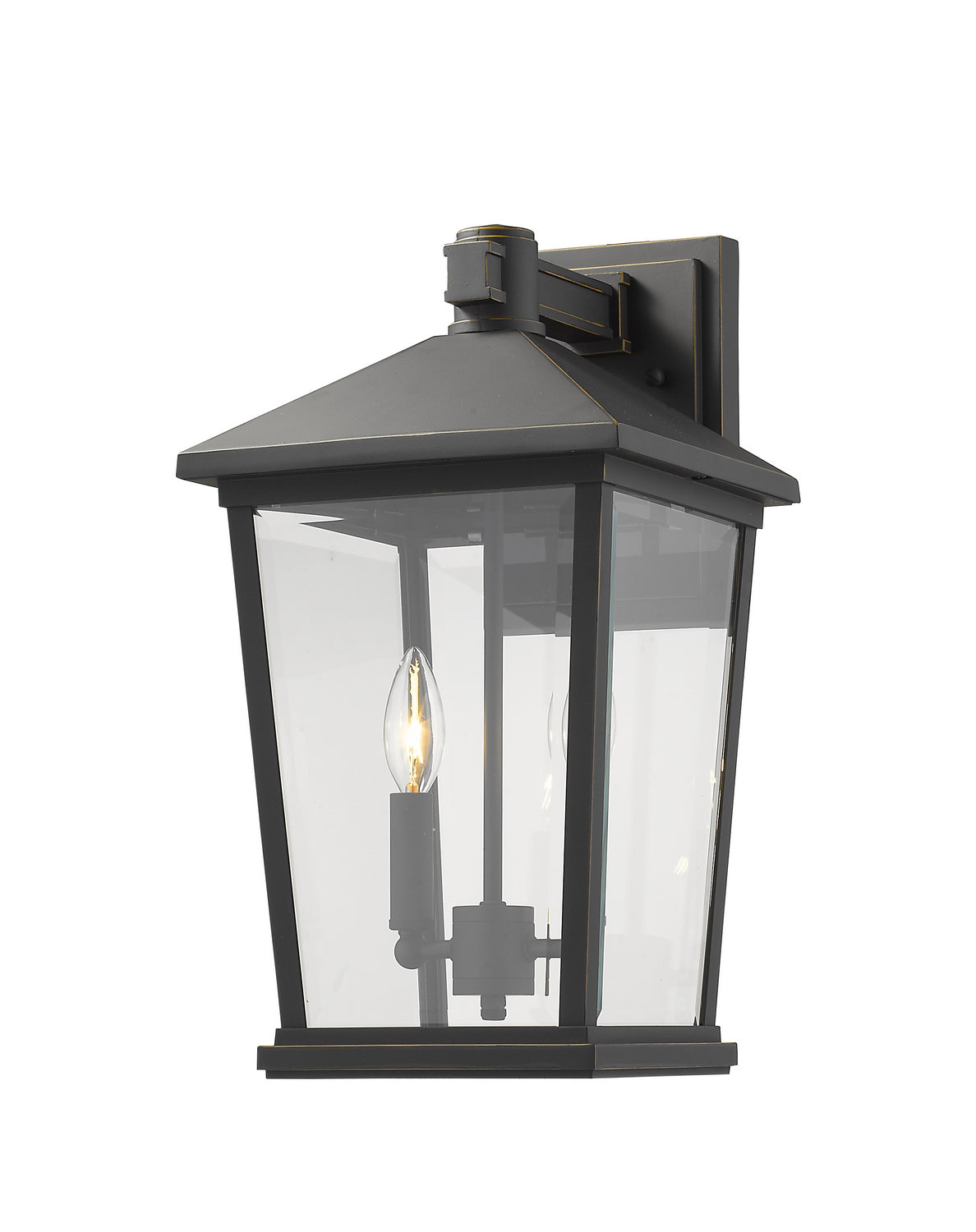 Z-Lite - 568B-ORB - Two Light Outdoor Wall Sconce - Beacon - Oil Rubbed Bronze