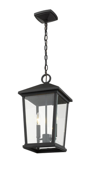 Z-Lite - 568CHB-BK - Two Light Outdoor Chain Mount Ceiling Fixture - Beacon - Black
