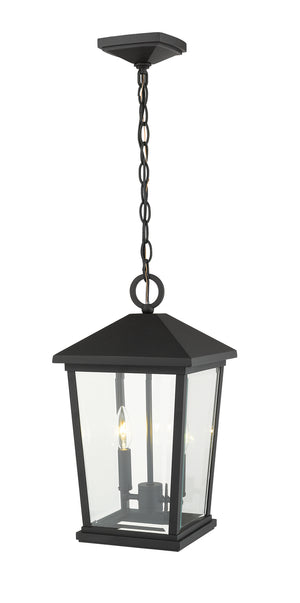 Z-Lite - 568CHB-BK - Two Light Outdoor Chain Mount Ceiling Fixture - Beacon - Black