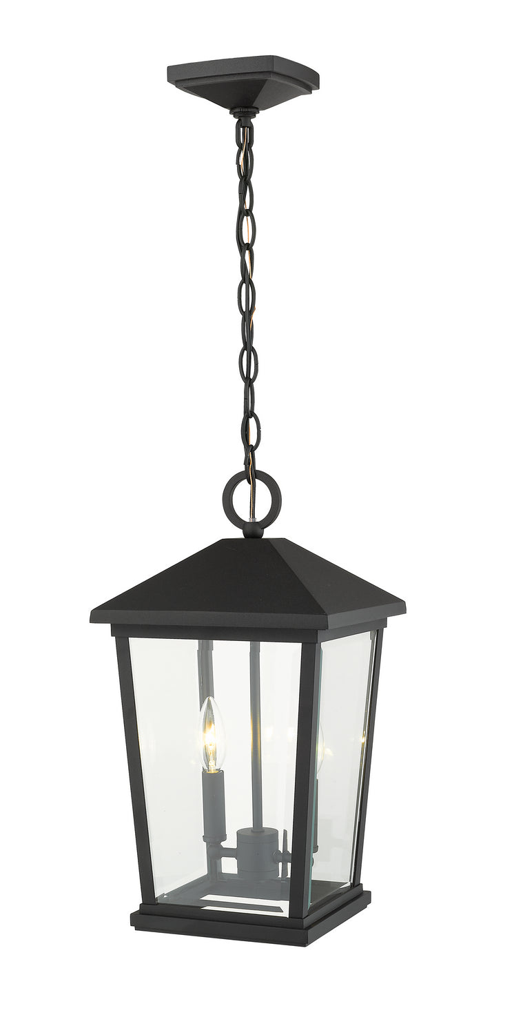 Z-Lite - 568CHB-BK - Two Light Outdoor Chain Mount Ceiling Fixture - Beacon - Black