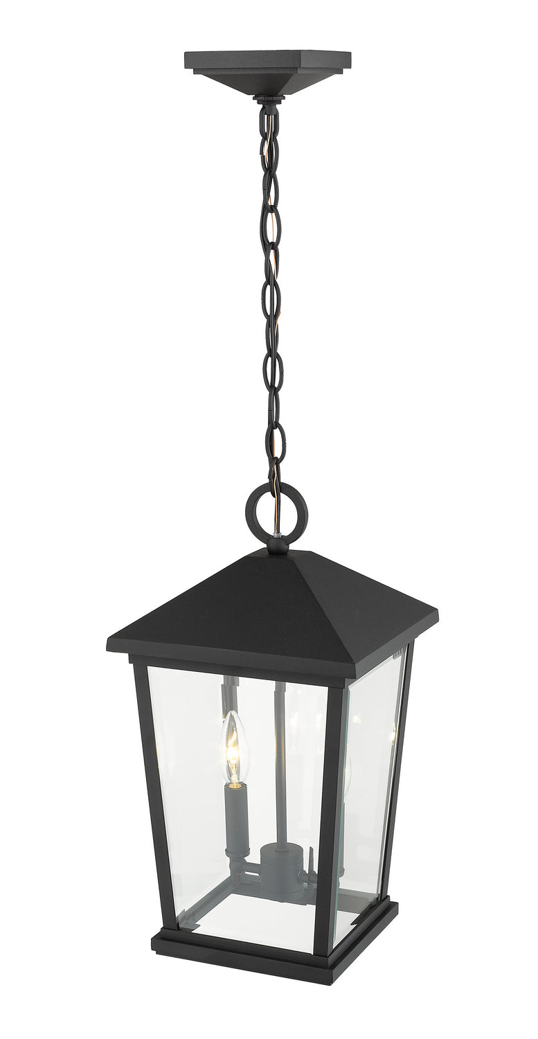 Z-Lite - 568CHB-BK - Two Light Outdoor Chain Mount - Beacon - Black