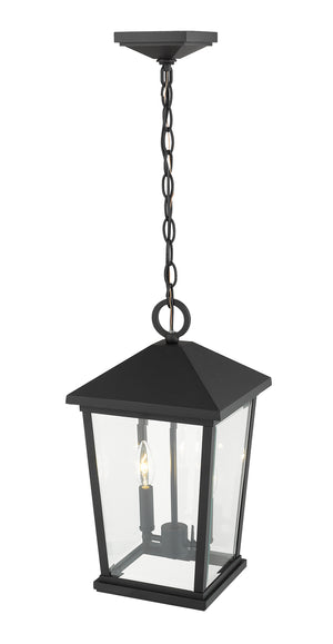 Z-Lite - 568CHB-BK - Two Light Outdoor Chain Mount Ceiling Fixture - Beacon - Black