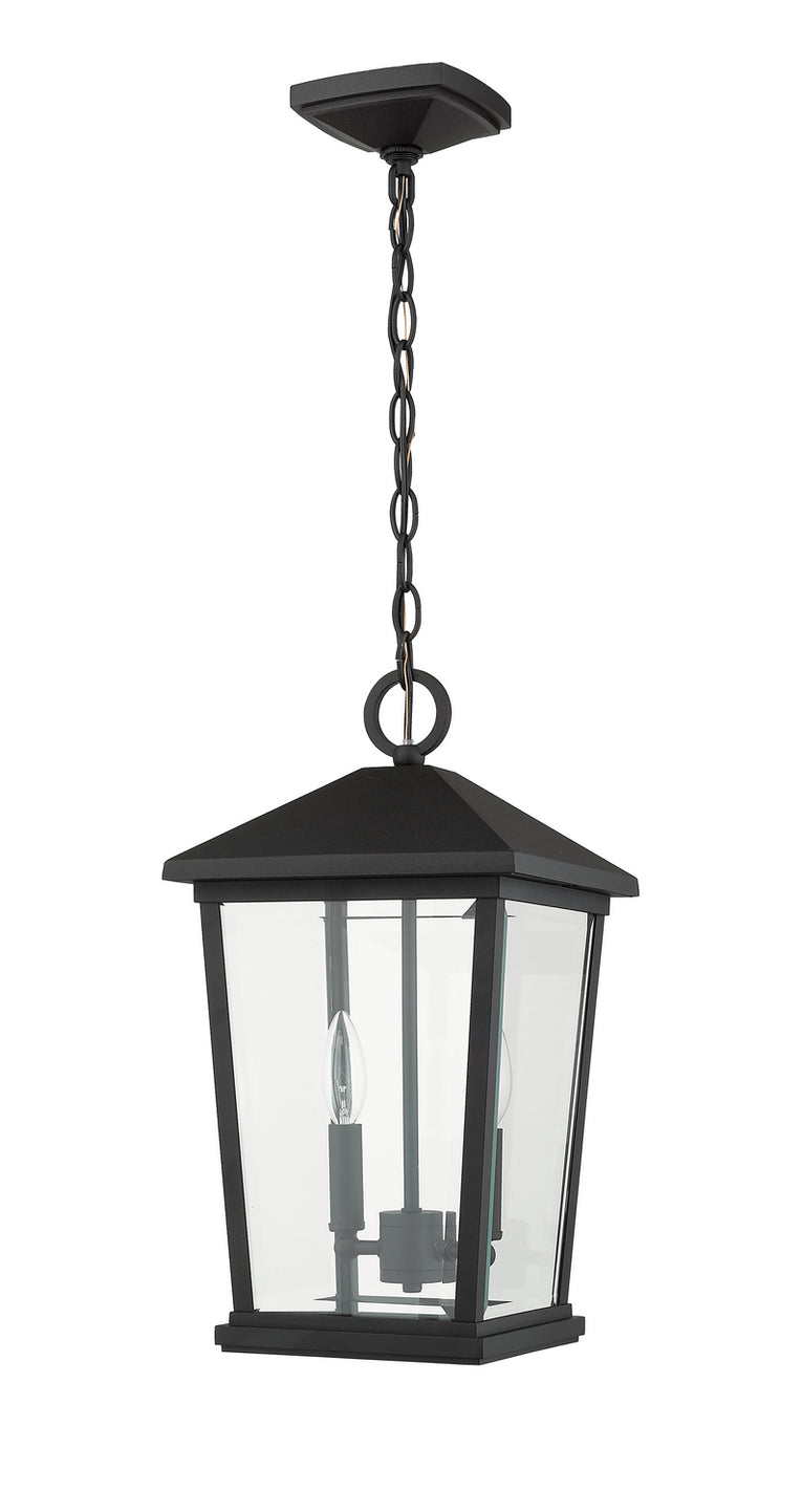 Z-Lite - 568CHB-BK - Two Light Outdoor Chain Mount Ceiling Fixture - Beacon - Black