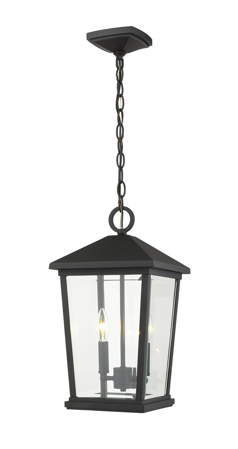 Z-Lite - 568CHB-BK - Two Light Outdoor Chain Mount Ceiling Fixture - Beacon - Black