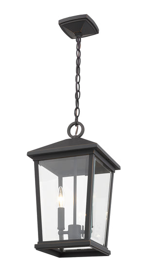 Z-Lite - 568CHB-ORB - Two Light Outdoor Chain Mount Ceiling Fixture - Beacon - Oil Rubbed Bronze