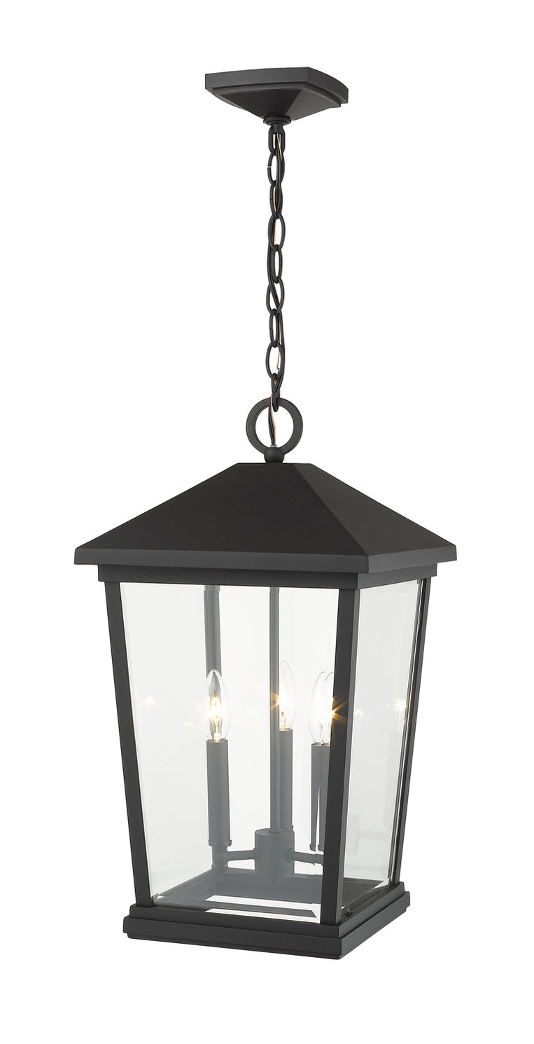 Z-Lite - 568CHXL-BK - Three Light Outdoor Chain Mount - Beacon - Black