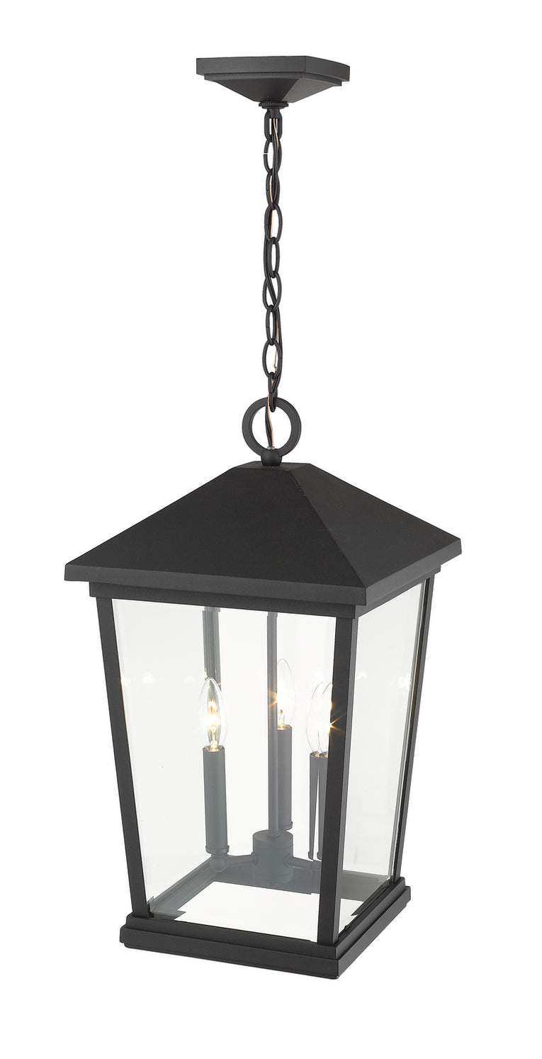 Z-Lite - 568CHXL-BK - Three Light Outdoor Chain Mount Ceiling Fixture - Beacon - Black