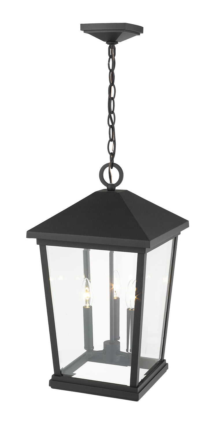Z-Lite - 568CHXL-BK - Three Light Outdoor Chain Mount Ceiling Fixture - Beacon - Black