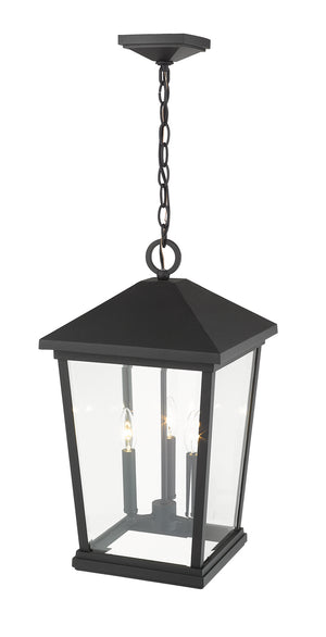 Z-Lite - 568CHXL-BK - Three Light Outdoor Chain Mount Ceiling Fixture - Beacon - Black