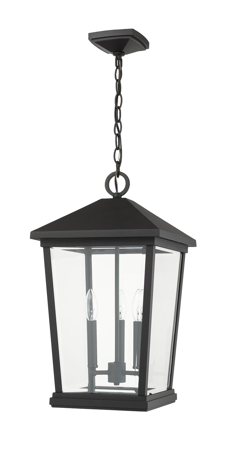 Z-Lite - 568CHXL-BK - Three Light Outdoor Chain Mount Ceiling Fixture - Beacon - Black