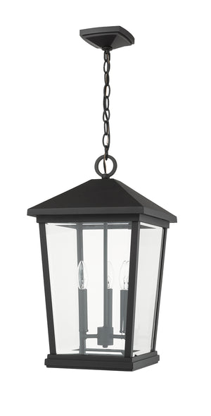 Z-Lite - 568CHXL-BK - Three Light Outdoor Chain Mount Ceiling Fixture - Beacon - Black
