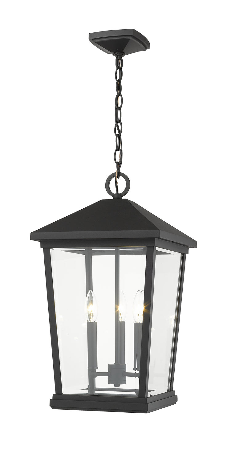 Z-Lite - 568CHXL-BK - Three Light Outdoor Chain Mount Ceiling Fixture - Beacon - Black