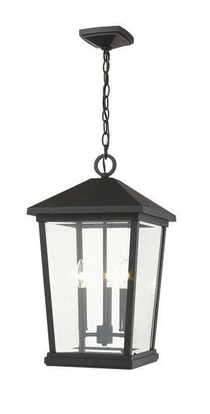Z-Lite - 568CHXL-BK - Three Light Outdoor Chain Mount Ceiling Fixture - Beacon - Black