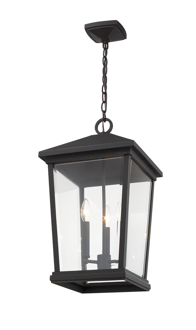 Z-Lite - 568CHXL-ORB - Three Light Outdoor Chain Mount Ceiling Fixture - Beacon - Oil Rubbed Bronze