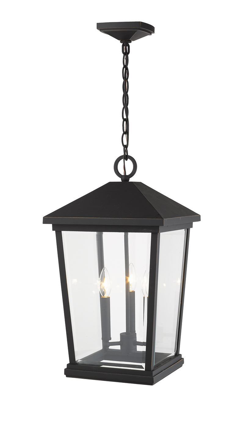 Z-Lite - 568CHXL-ORB - Three Light Outdoor Chain Mount Ceiling Fixture - Beacon - Oil Rubbed Bronze