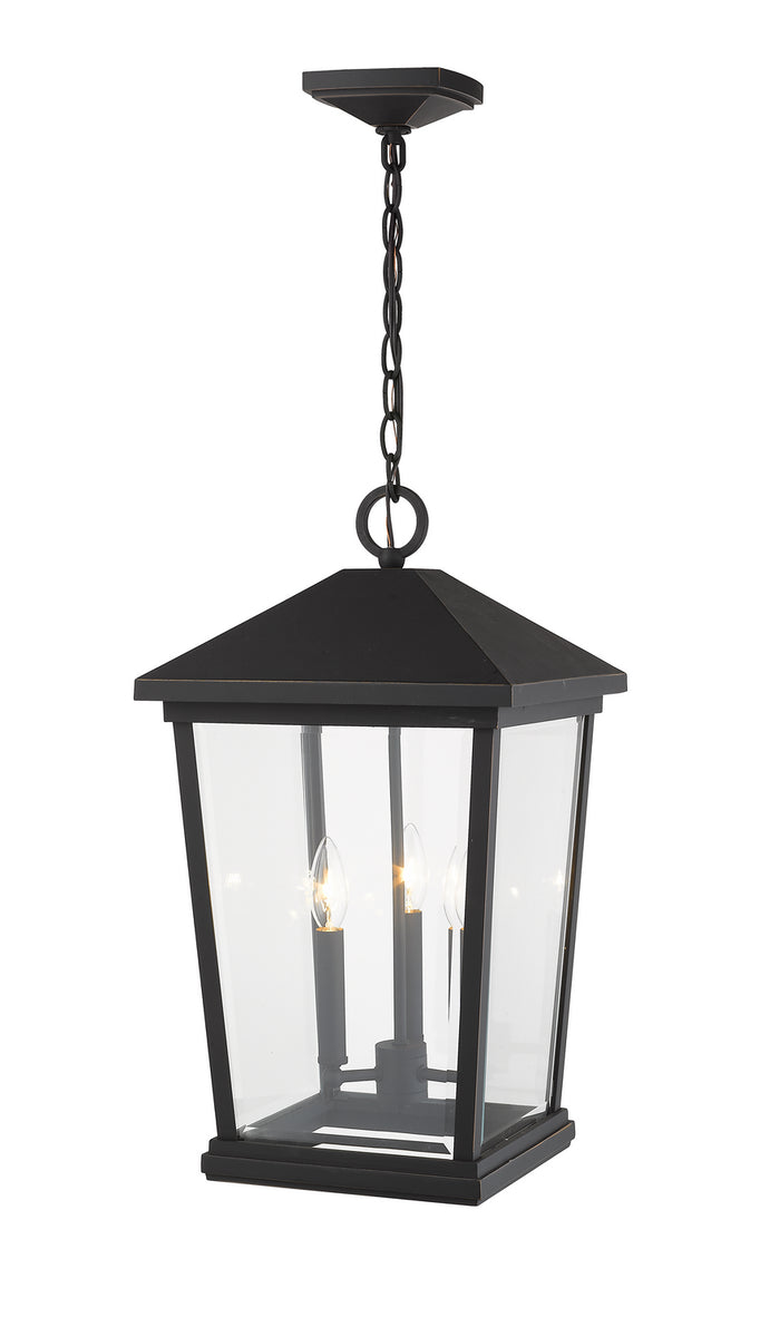 Z-Lite - 568CHXL-ORB - Three Light Outdoor Chain Mount Ceiling Fixture - Beacon - Oil Rubbed Bronze