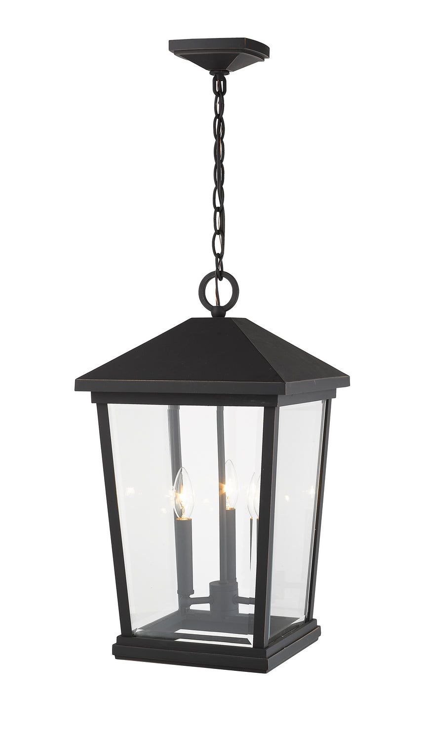 Z-Lite - 568CHXL-ORB - Three Light Outdoor Chain Mount Ceiling Fixture - Beacon - Oil Rubbed Bronze