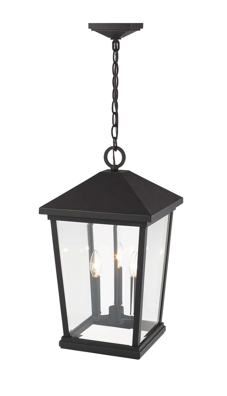 Z-Lite - 568CHXL-ORB - Three Light Outdoor Chain Mount Ceiling Fixture - Beacon - Oil Rubbed Bronze