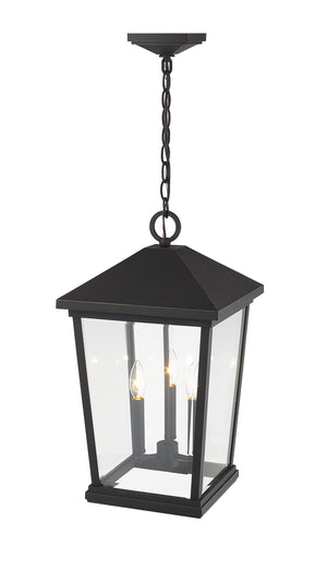 Z-Lite - 568CHXL-ORB - Three Light Outdoor Chain Mount Ceiling Fixture - Beacon - Oil Rubbed Bronze