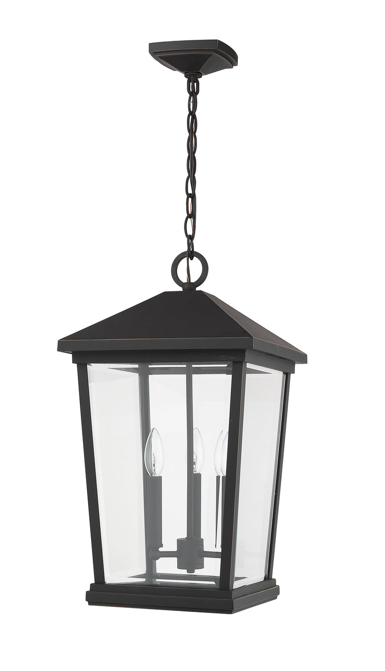 Z-Lite - 568CHXL-ORB - Three Light Outdoor Chain Mount Ceiling Fixture - Beacon - Oil Rubbed Bronze