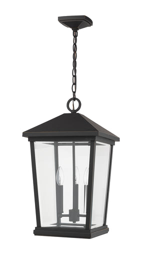 Z-Lite - 568CHXL-ORB - Three Light Outdoor Chain Mount Ceiling Fixture - Beacon - Oil Rubbed Bronze
