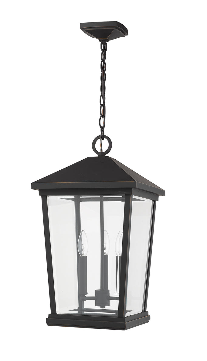 Z-Lite - 568CHXL-ORB - Three Light Outdoor Chain Mount Ceiling Fixture - Beacon - Oil Rubbed Bronze