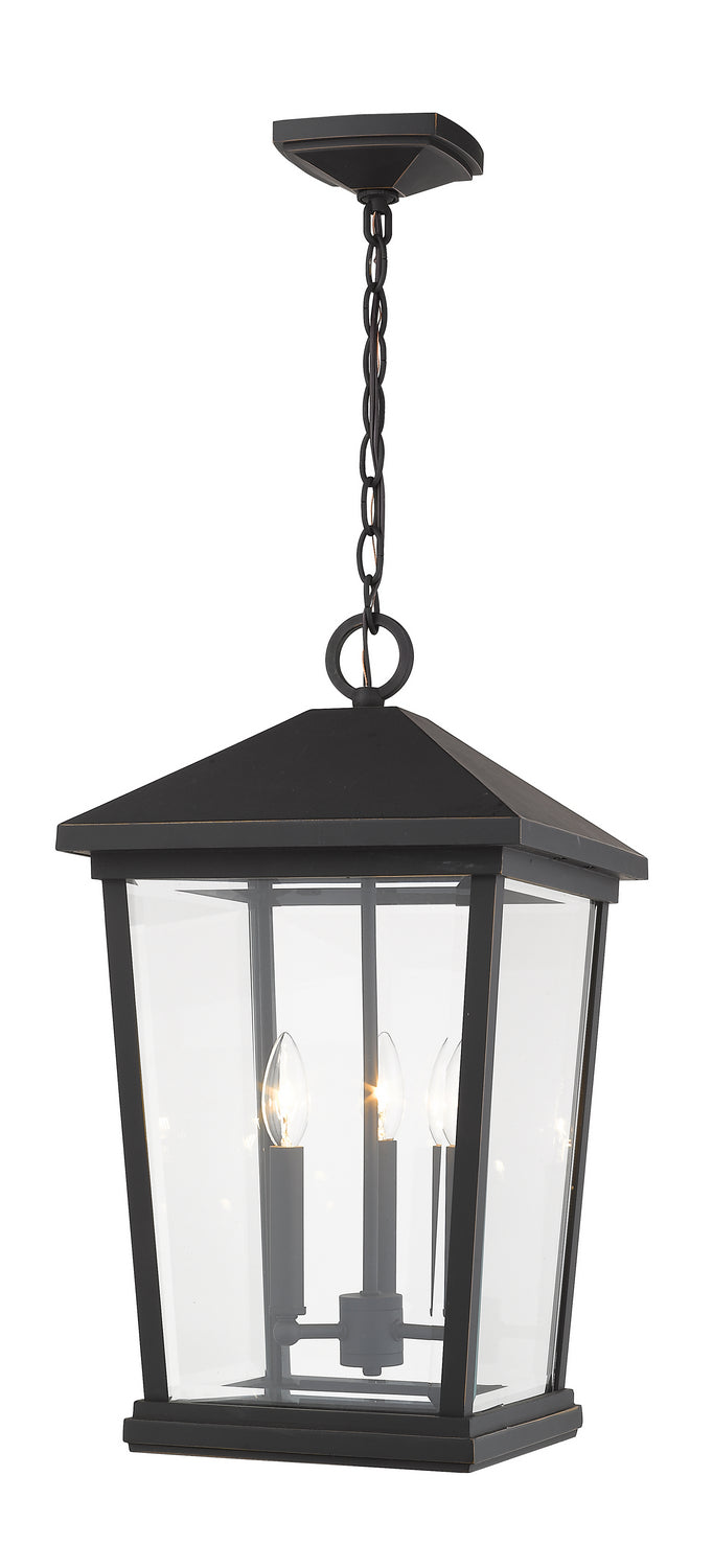 Z-Lite - 568CHXL-ORB - Three Light Outdoor Chain Mount Ceiling Fixture - Beacon - Oil Rubbed Bronze