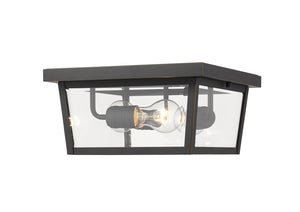 Z-Lite - 568F-ORB - Three Light Outdoor Flush Mount - Beacon - Oil Rubbed Bronze