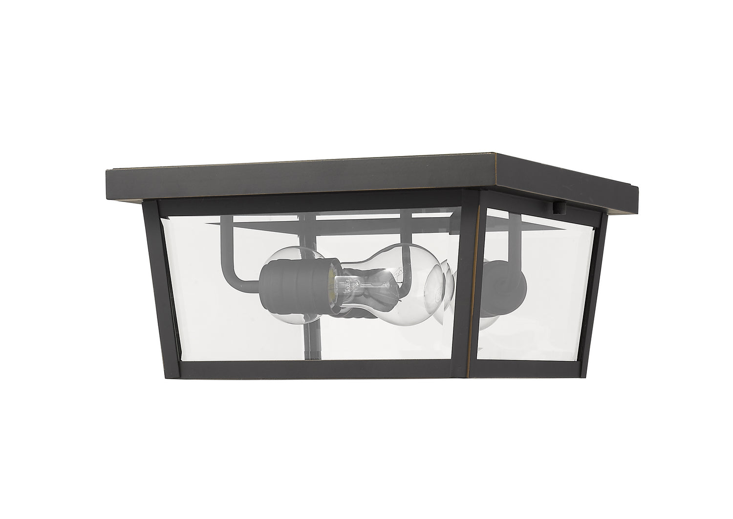 Z-Lite - 568F-ORB - Three Light Outdoor Flush Mount - Beacon - Oil Rubbed Bronze