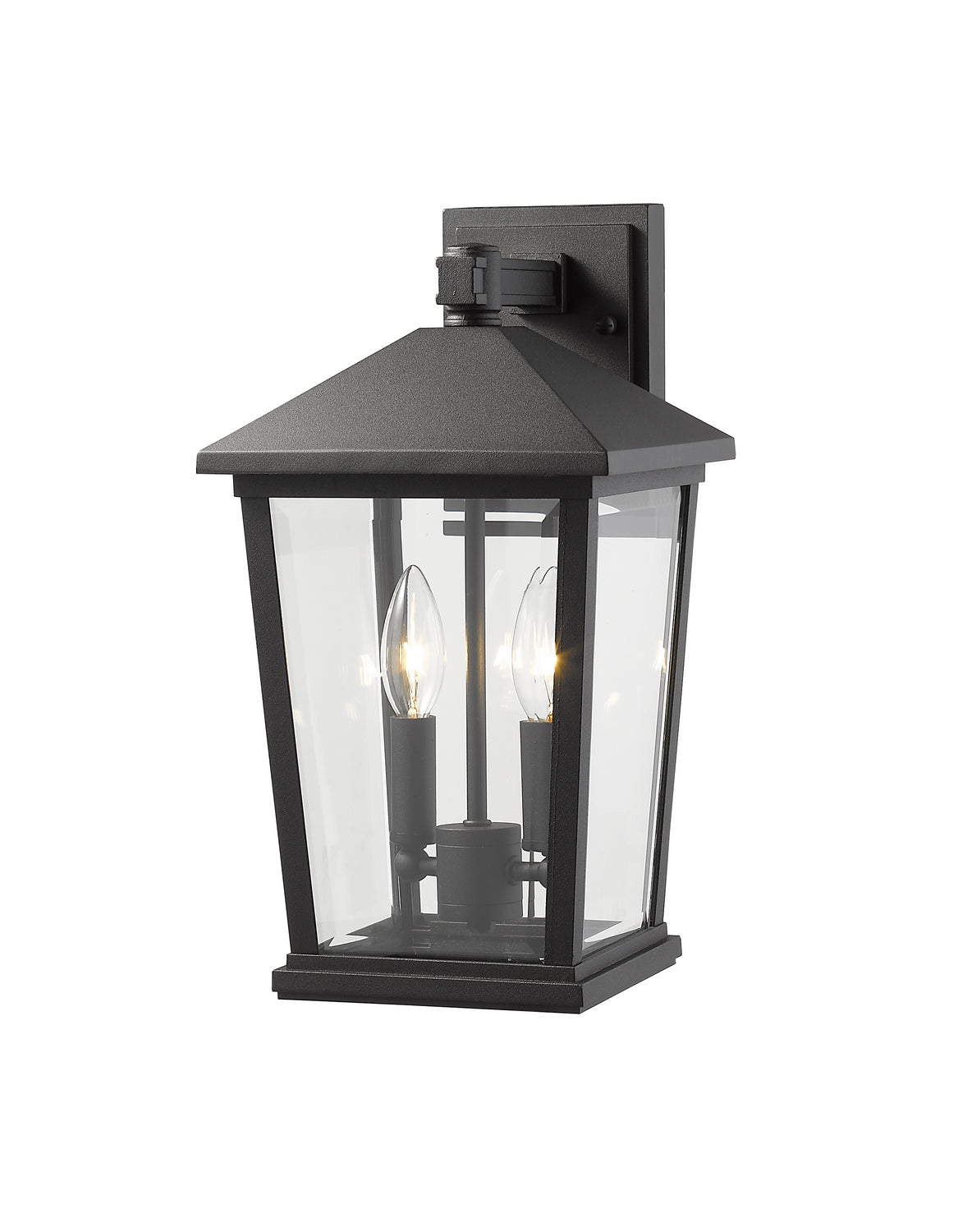 Z-Lite - 568M-BK - Two Light Outdoor Wall Sconce - Beacon - Black