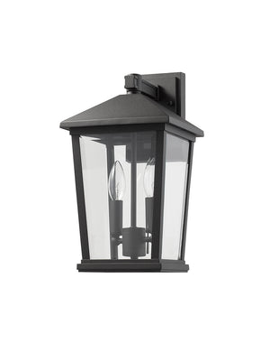 Z-Lite - 568M-BK - Two Light Outdoor Wall Sconce - Beacon - Black