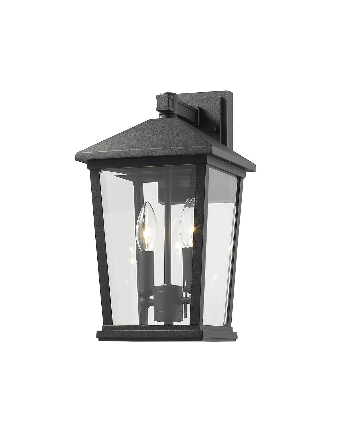 Z-Lite - 568M-BK - Two Light Outdoor Wall Sconce - Beacon - Black
