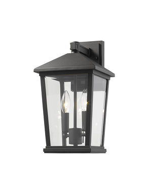 Z-Lite - 568M-BK - Two Light Outdoor Wall Sconce - Beacon - Black