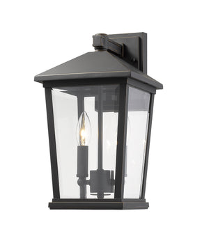 Z-Lite - 568M-ORB - Two Light Outdoor Wall Sconce - Beacon - Oil Rubbed Bronze