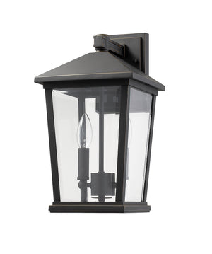 Z-Lite - 568M-ORB - Two Light Outdoor Wall Sconce - Beacon - Oil Rubbed Bronze