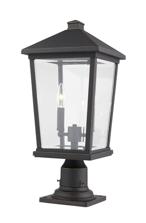 Z-Lite - 568PHBR-533PM-ORB - Two Light Outdoor Pier Mounted Fixture - Beacon - Oil Rubbed Bronze